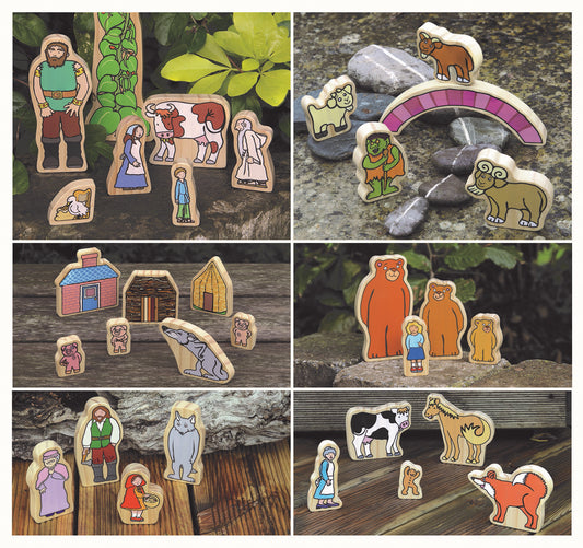 Traditional Tales Wooden Characters