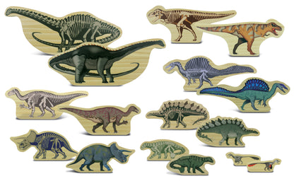 Dinosaur Wooden Characters