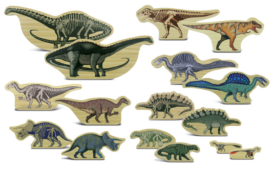 Dinosaur Wooden Characters