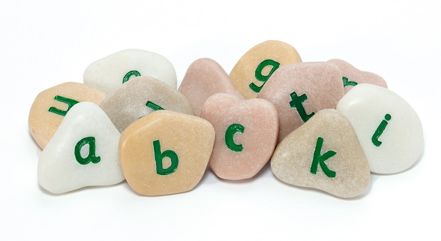 Alphabet Pebbles – Lowercase Set