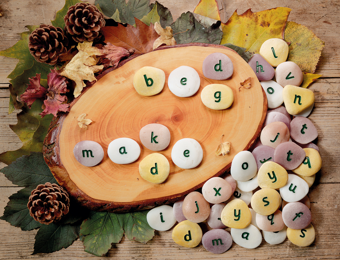 Alphabet Pebbles – Word–building Set