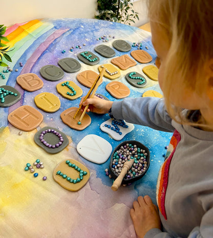 Feels-Write Uppercase Letter Stones