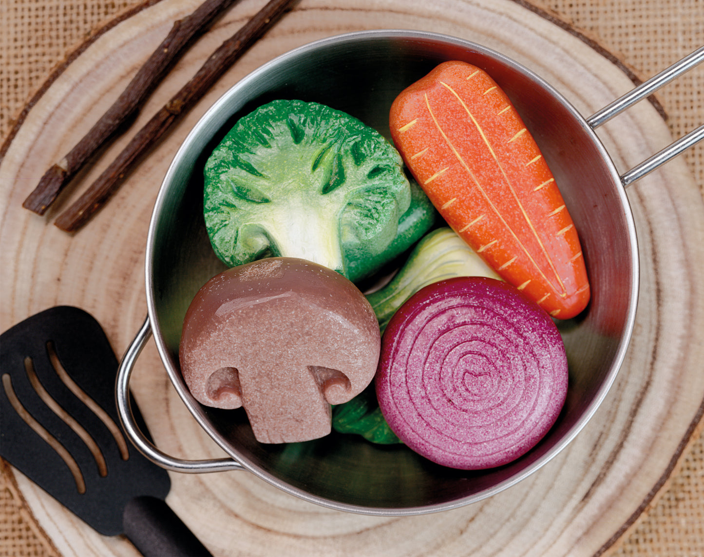 Sensory Play Stones – Vegetables