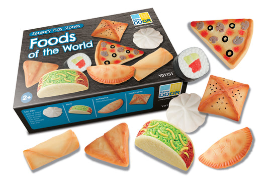 Sensory Play Stones – Foods of the World