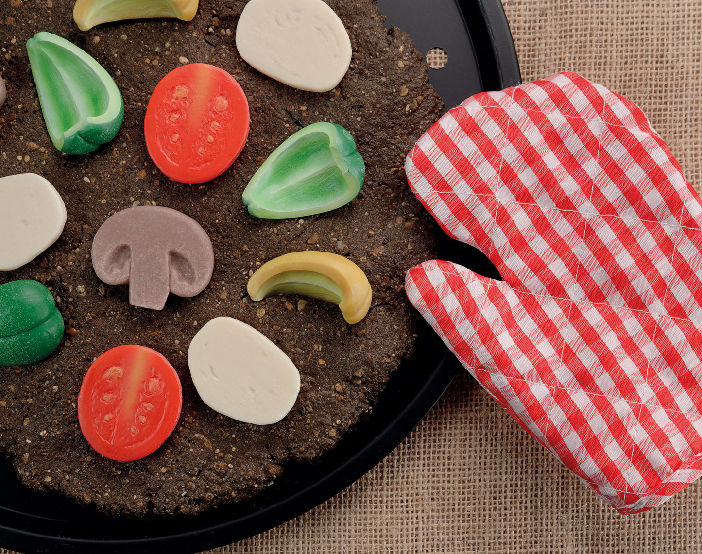 Sensory Play Stones – Pizza Toppings