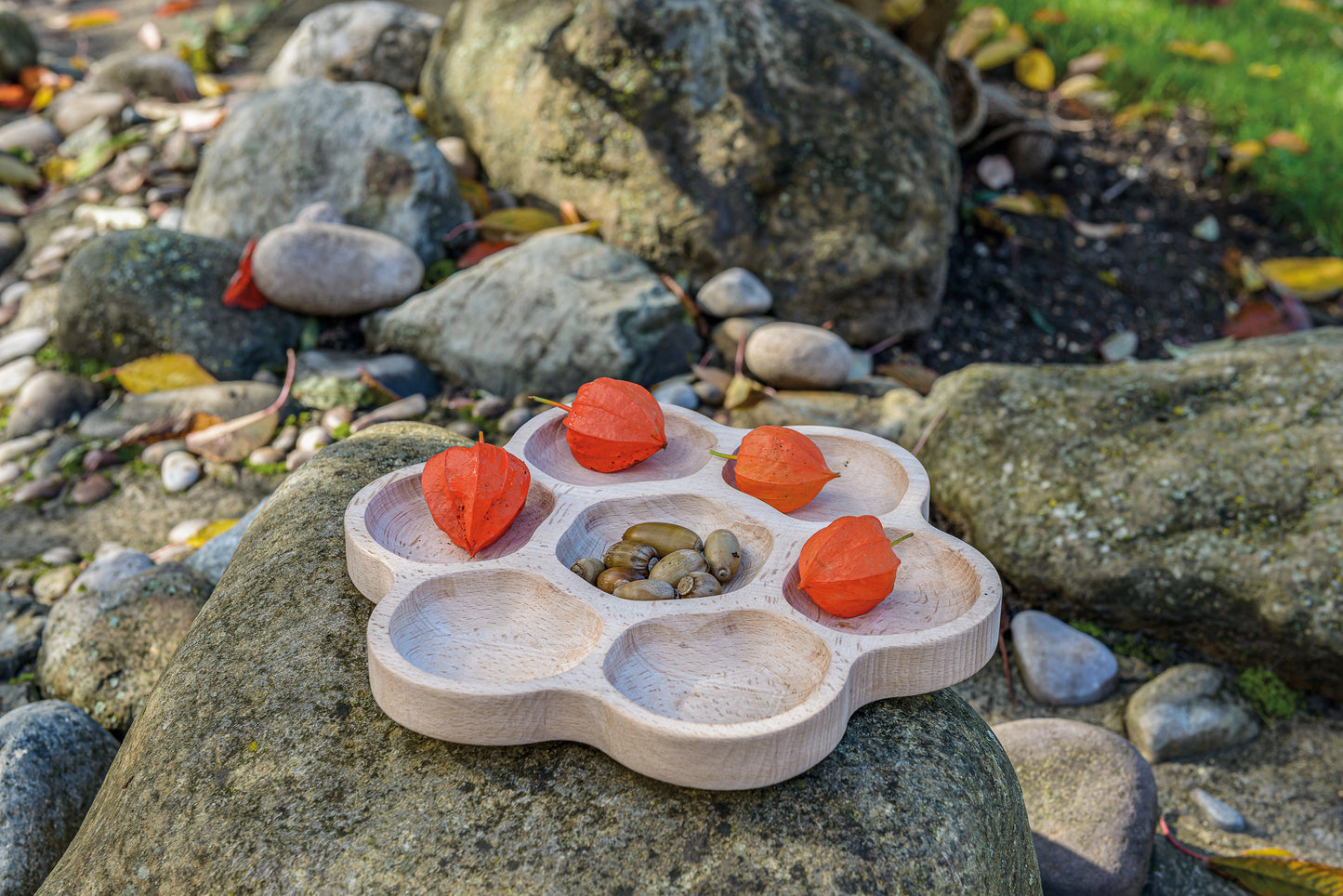 Natural Flower Tray (7 sections)
