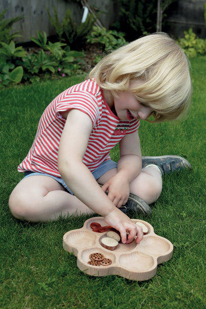 Natural Flower Tray (7 sections)