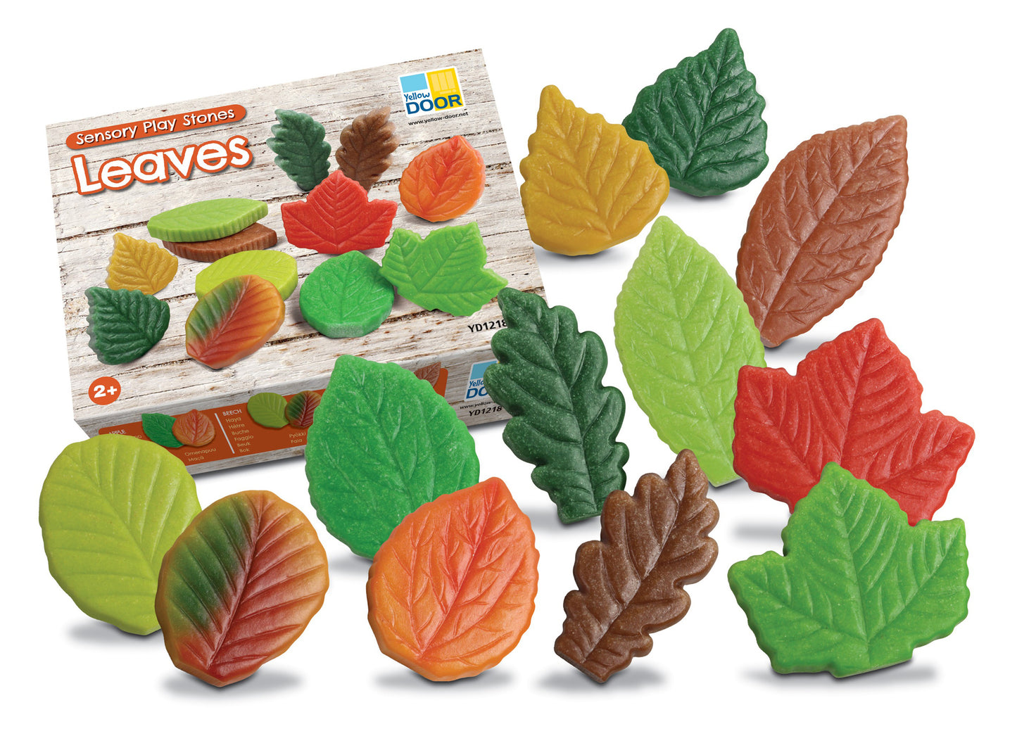 Sensory Play Stones – Leaves