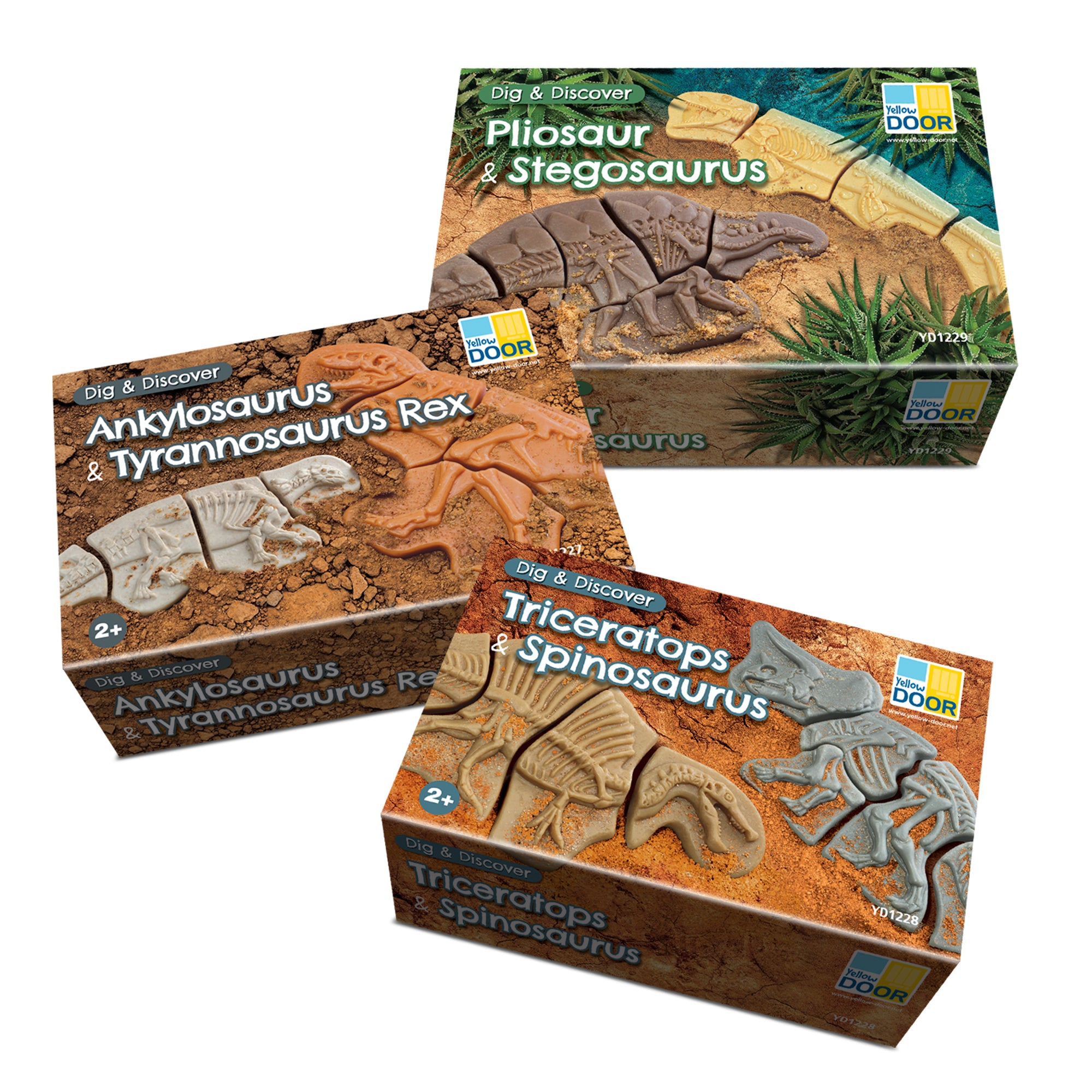 Dig and Discover – Dinosaur Pack – Chequered Fox