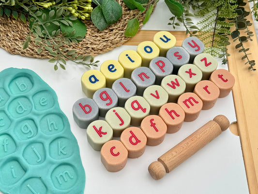 Lowercase Alphabet Stamping Stones