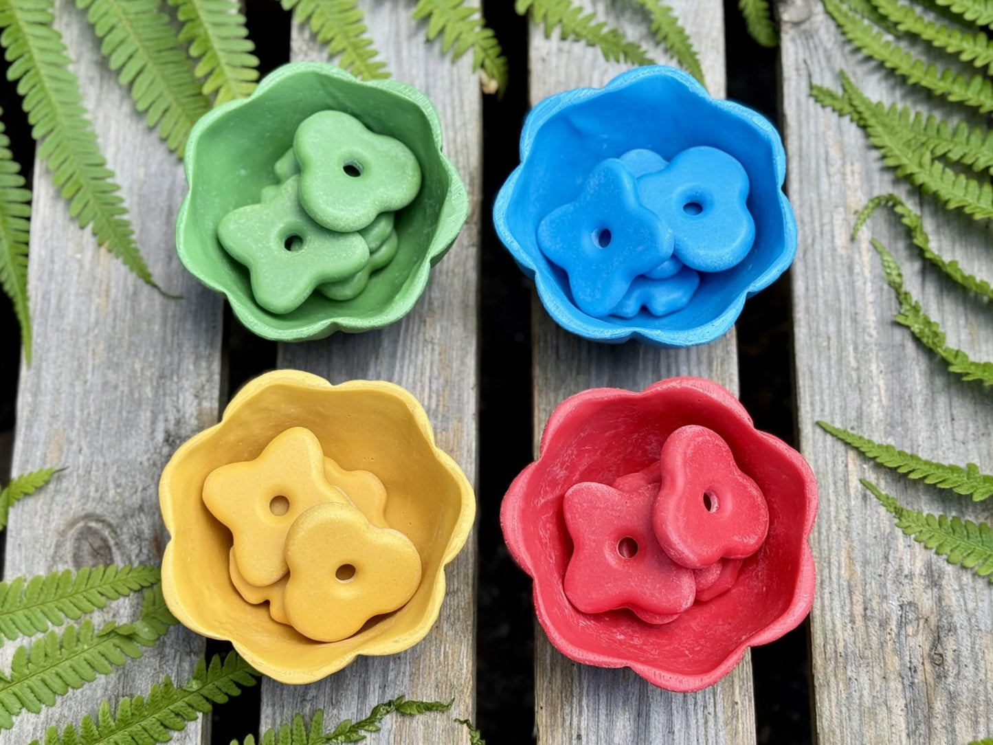 Flower Stones and Bowls