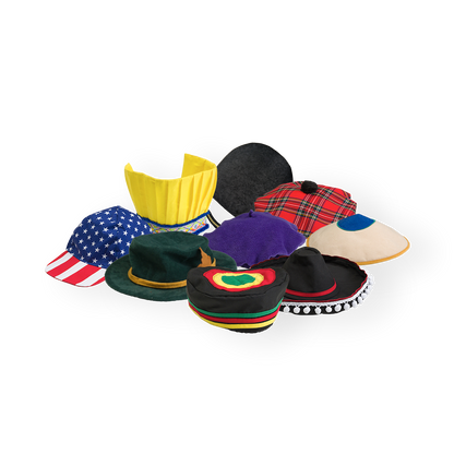 Around the World Hats Set of 9