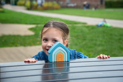 SiliSoft Stacking Houses (Neutral)