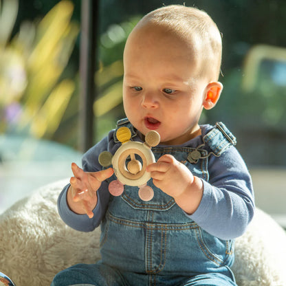SiliSoft Rattle Teether (Earth)