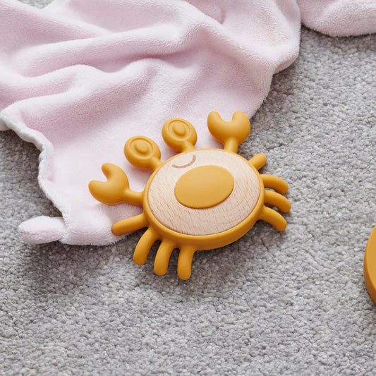 SiliSoft Crab Teether (Neutral)