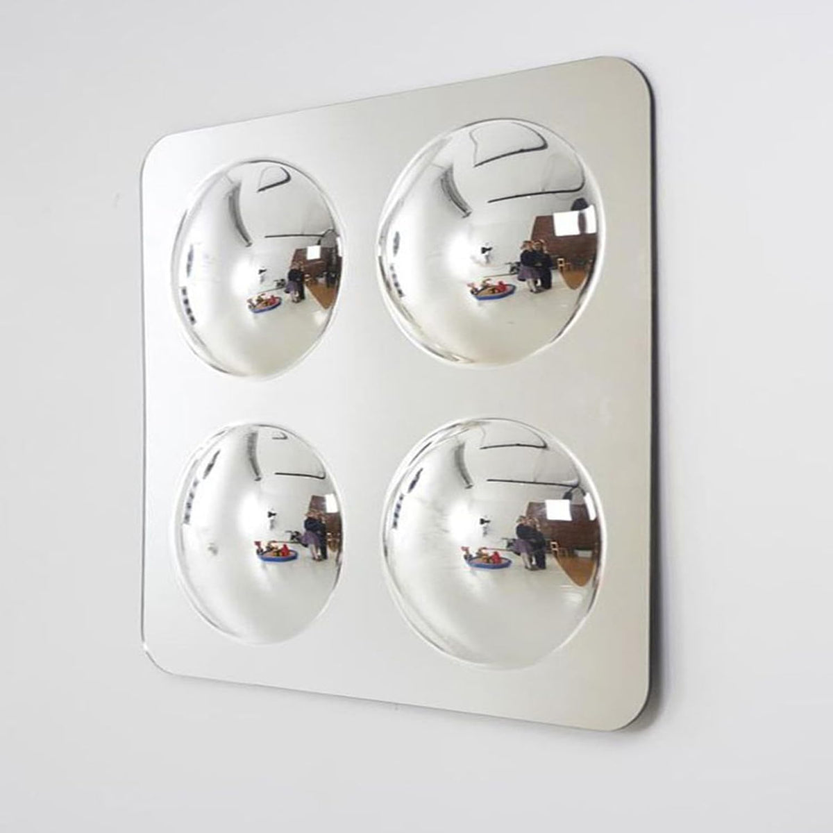 4 Panel Mirrors Large 4-Dome Acrylic Mirror Panel - 490mm – Chequered Fox