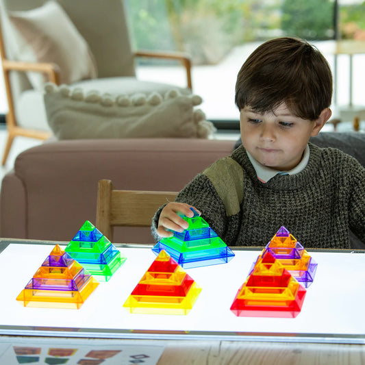 Translucent Colour Pyramid Builder