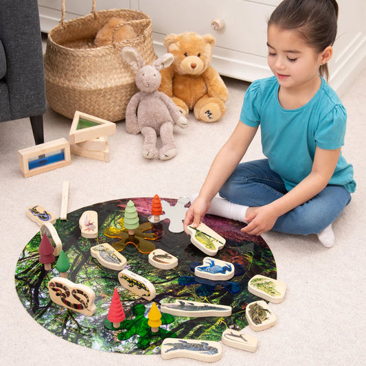 Wooden Reptile & Amphibian Blocks