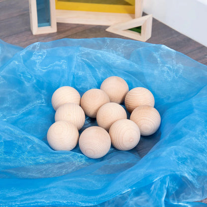 Natural Wooden Balls (50mm)