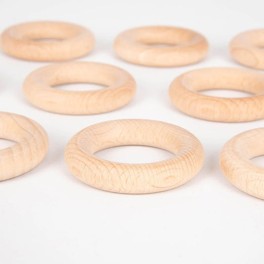 Natural Wooden Rings (56mm)