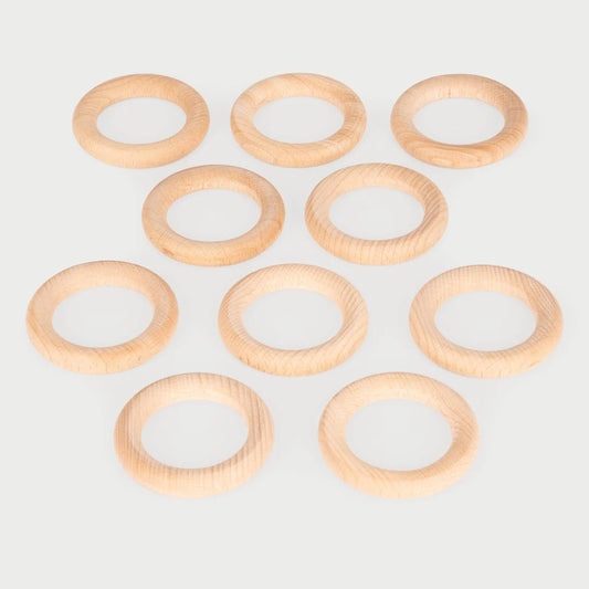 Natural Wooden Rings (70mm)