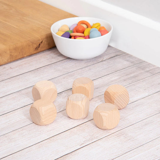 Natural Wooden Cubes (40mm)