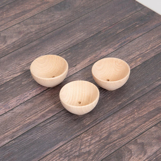 Natural Wooden Bowls (70mm)