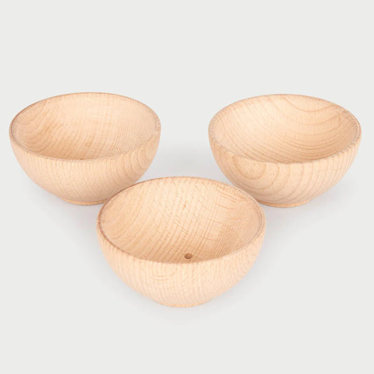 Natural Wooden Bowls (92mm)