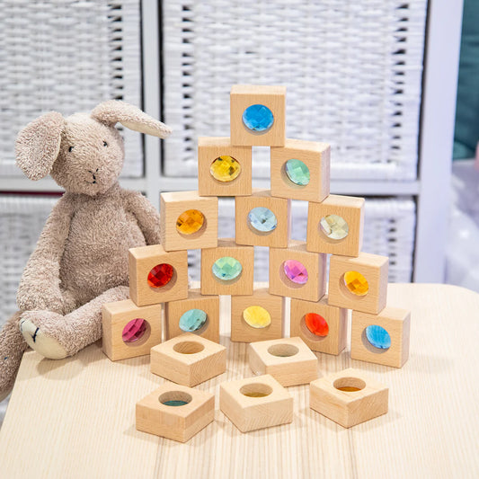 Wooden Kaleidoscope Blocks