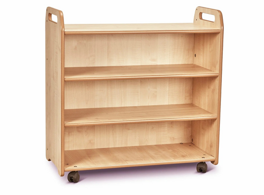 Millhouse Early Years Mobile Shelf with Mirror Back (Empty)