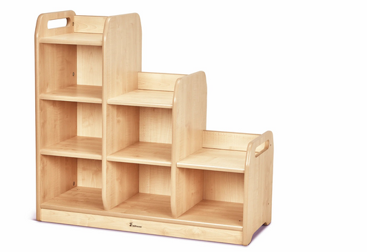 Millhouse Early Years Stepped Cube Storage Unit Left Hand (Empty)