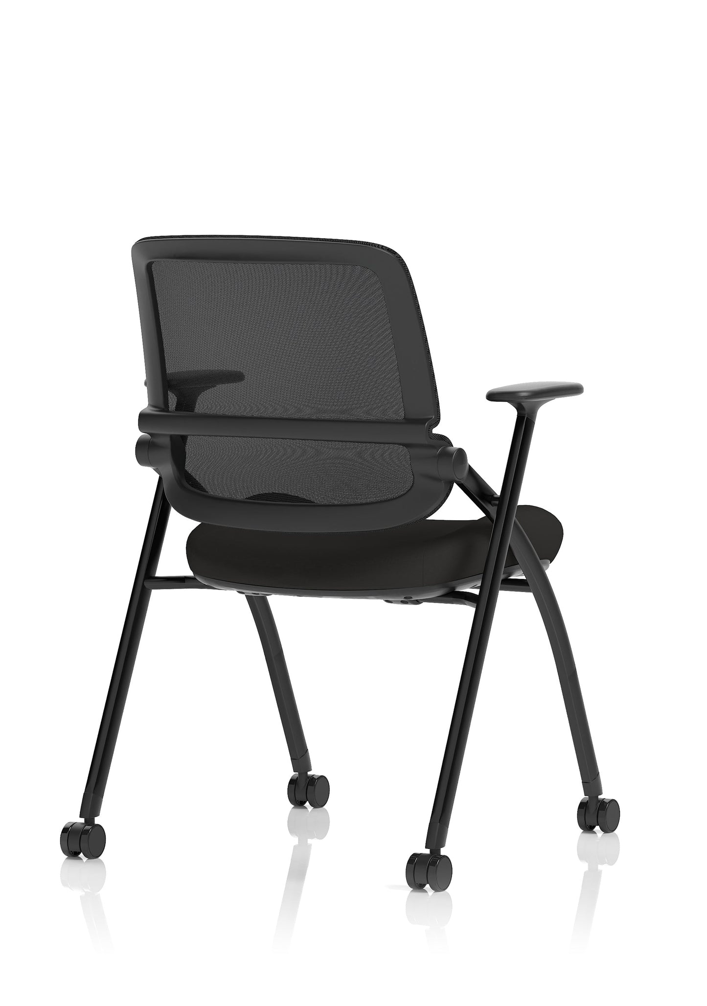 Capra Mesh Back Folding Office Training Chair With Sliding Arms