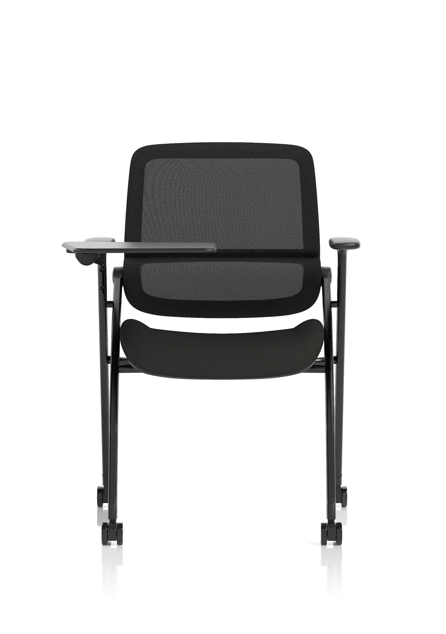 Capra Mesh Back Folding Office Training Chair With Sliding Arms
