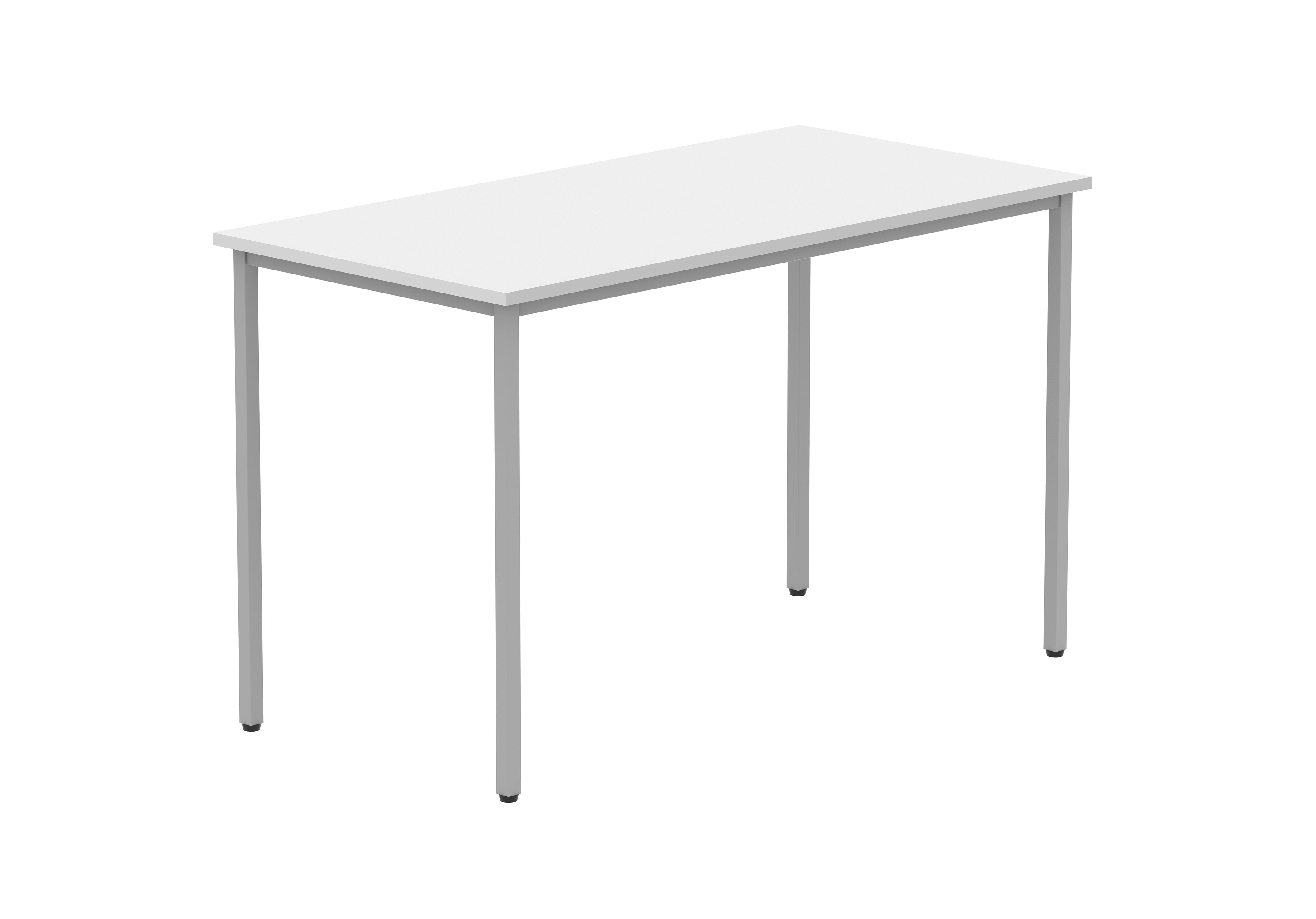Office Rectangular Multi-Use Table | 1200X600 | Alaskan Grey Oak/Silver ...