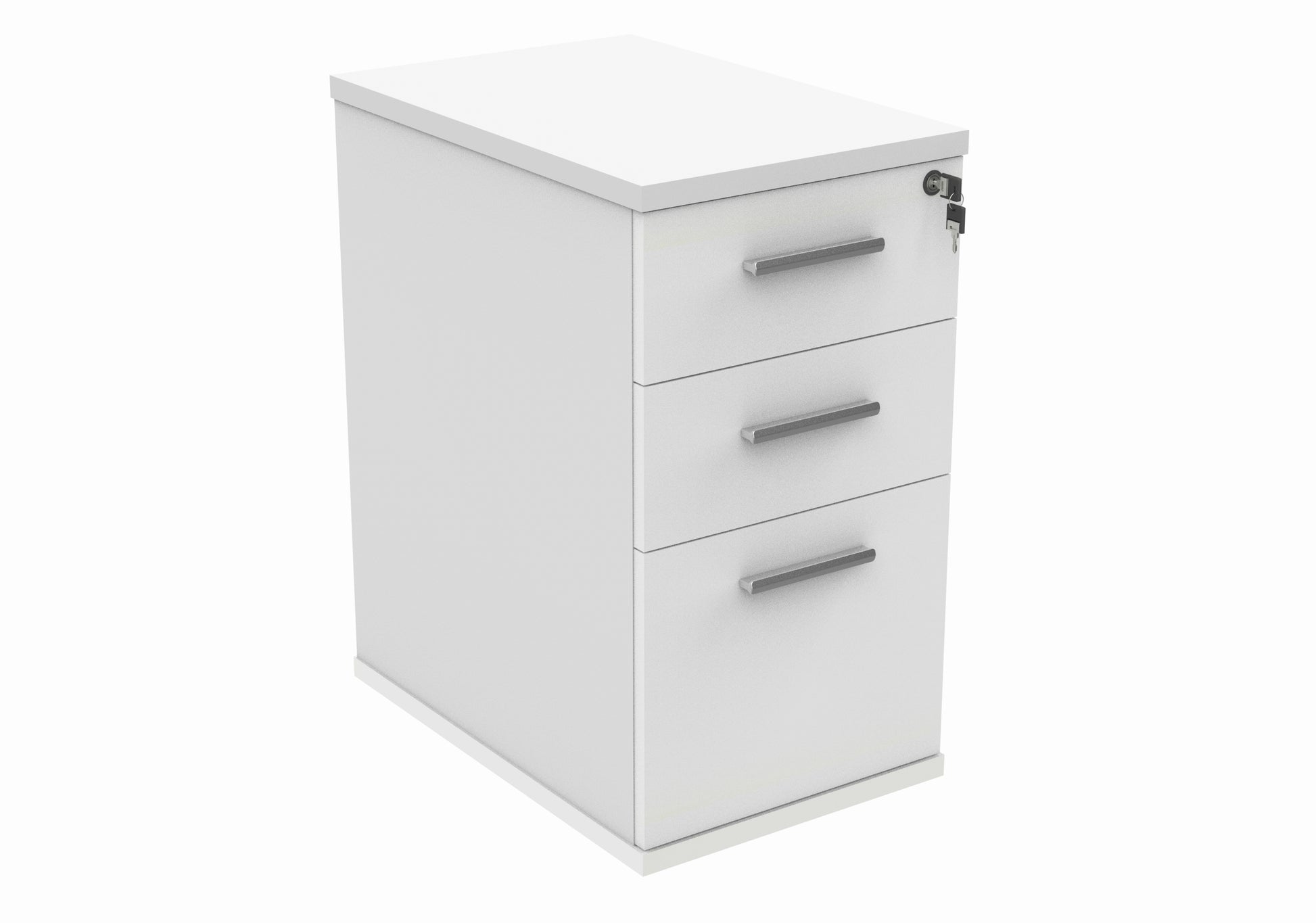 Desk High Office Storage Unit | 600 Deep | Arctic White