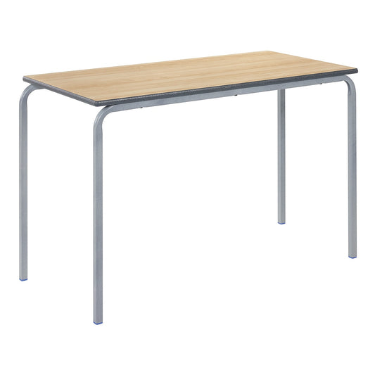 Metalliform Rectangular Crushed Bent Table MDF Edge (1200 x 750mm)