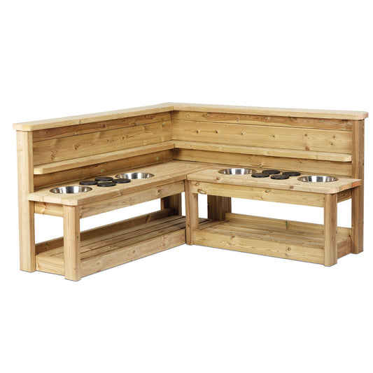 Millhouse Early Years Corner Kitchen plus Mud Kitchen Kit PT1143
