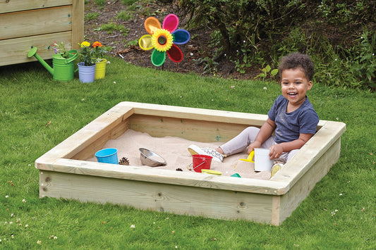 Millhouse Early Years Low Sand Pit with Lid