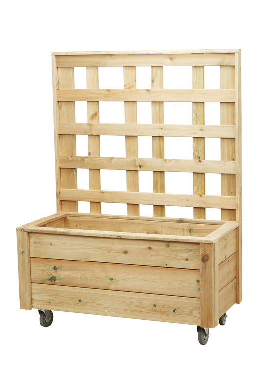 Millhouse Early Years Mobile Planter With Trellis