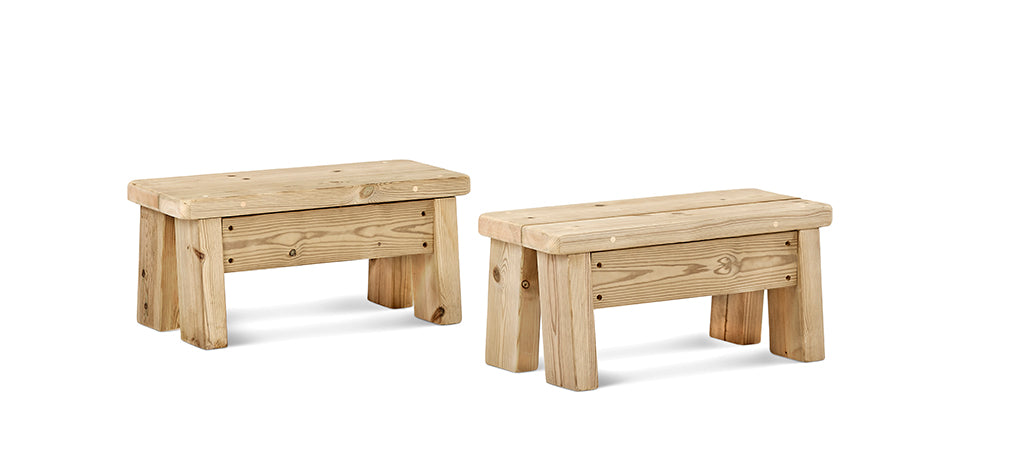 Millhouse Outdoor Preschool Bench (Set of 2)