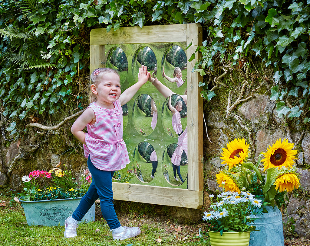 Millhouse Outdoor Bubble Sensory Wall Mirror