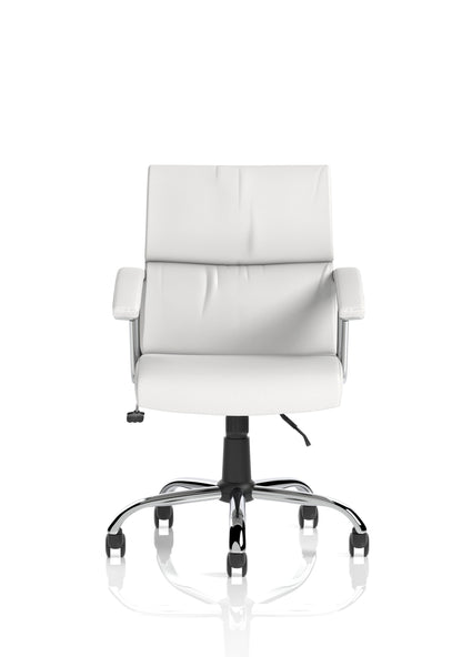 Desire Medium Back Leather Executive Office Chair with Arms