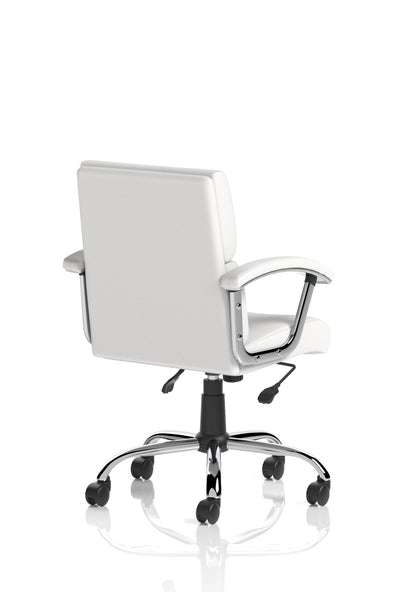 Desire Medium Back Leather Executive Office Chair with Arms