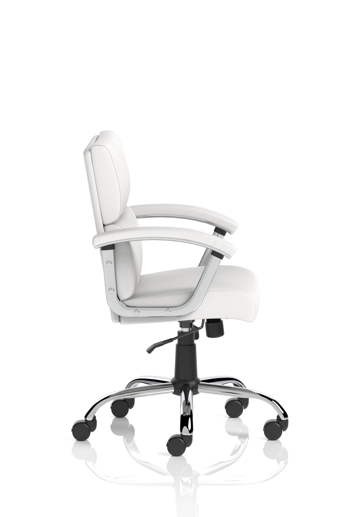 Desire Medium Back Leather Executive Office Chair with Arms