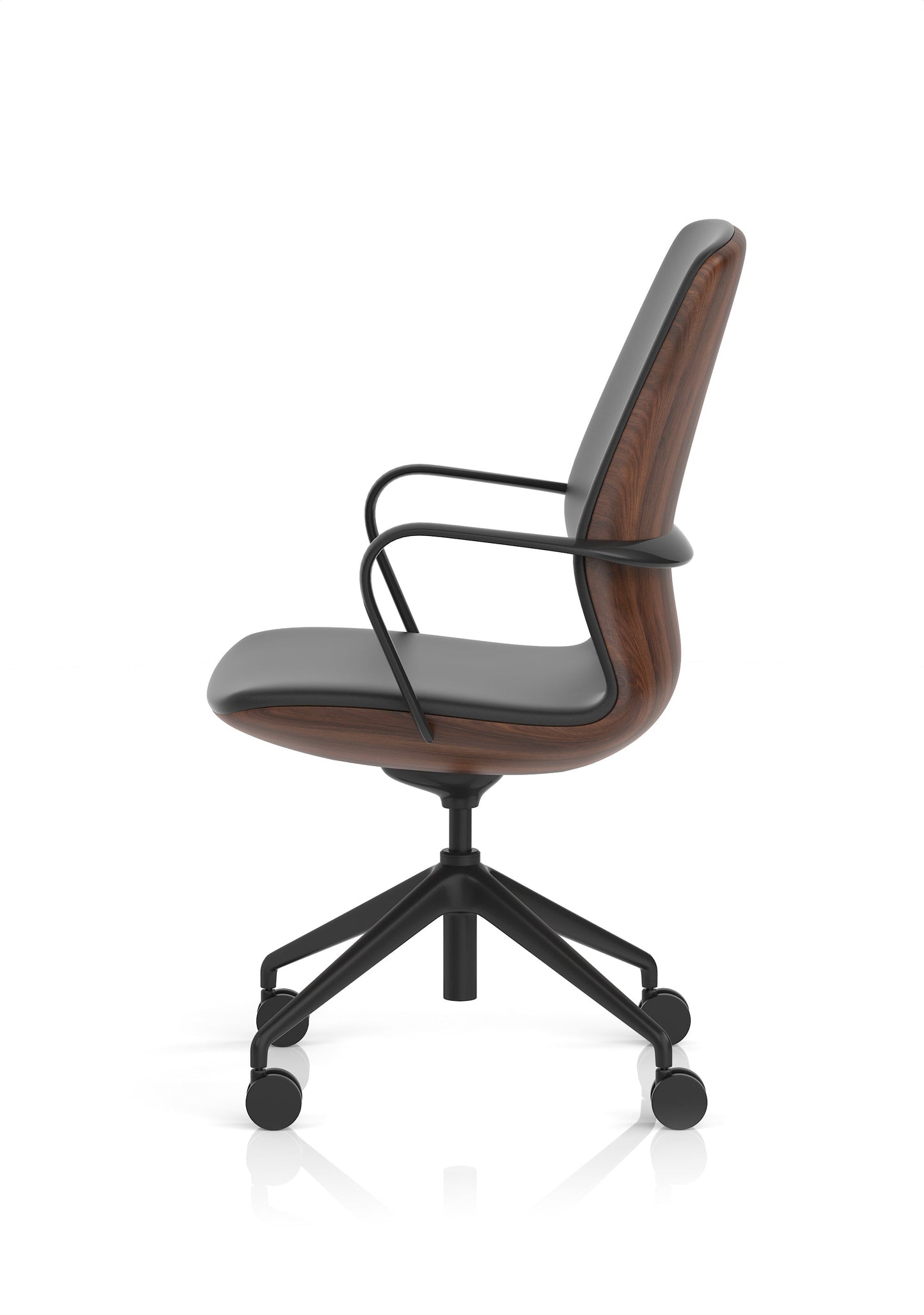 Mara Black PU Executive Office Chair