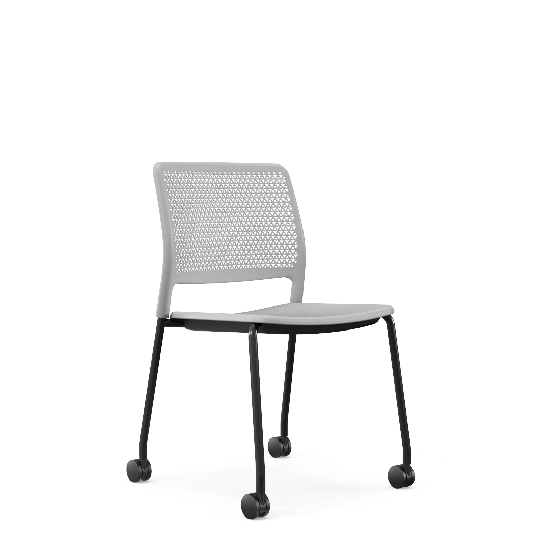 Grafton Stacking - 4 Leg Chair with Castors