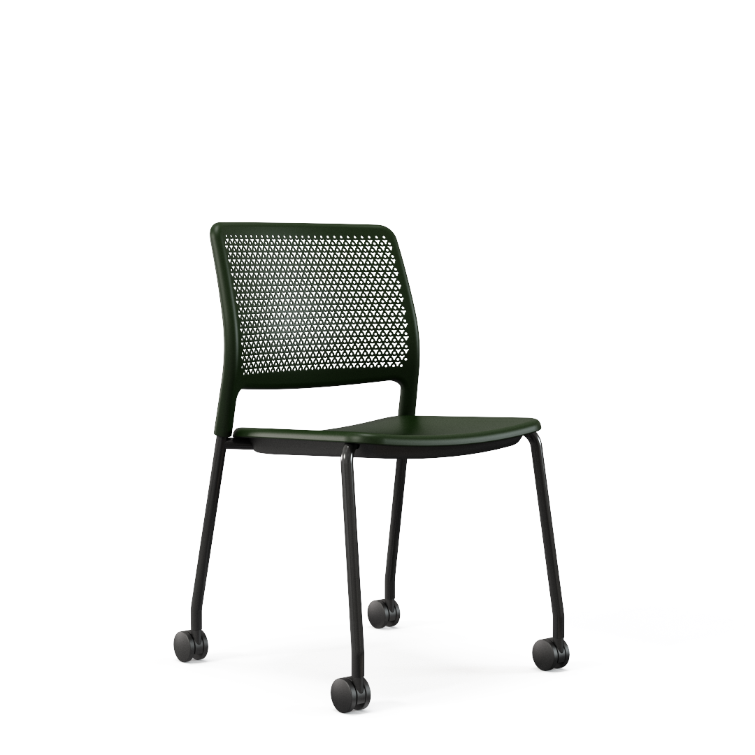 Grafton Stacking - 4 Leg Chair with Castors