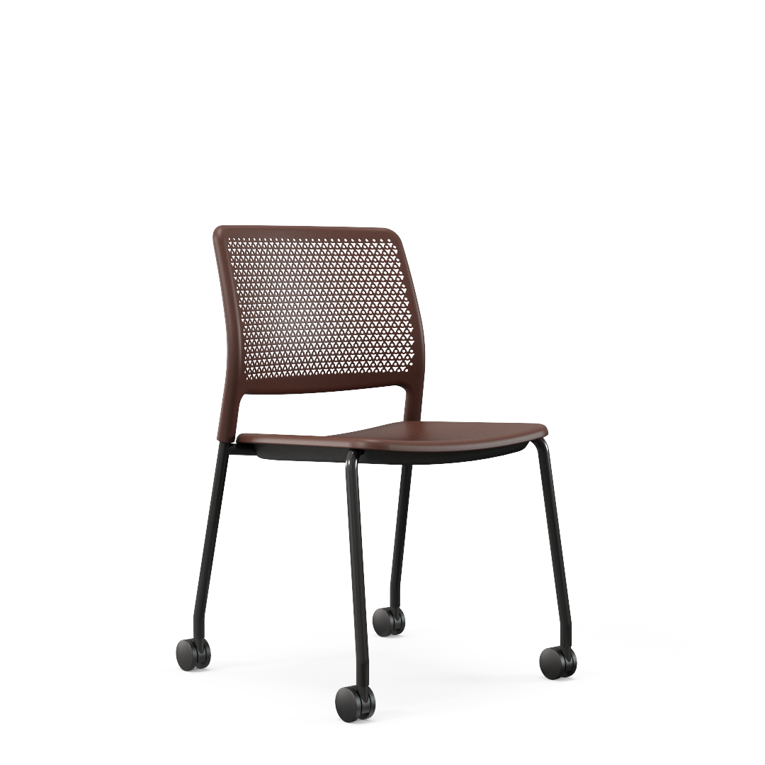 Grafton Stacking - 4 Leg Chair with Castors