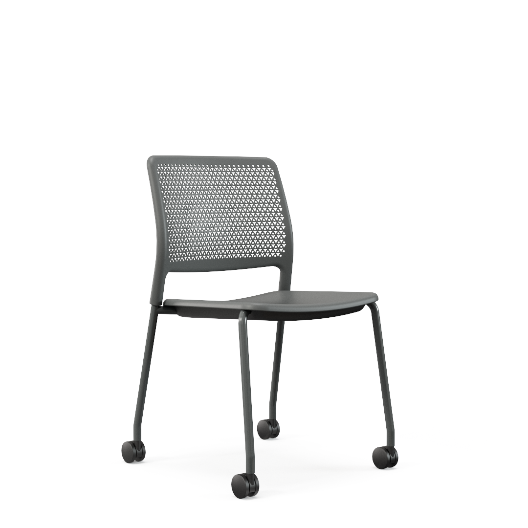 Grafton Stacking - 4 Leg Chair with Castors