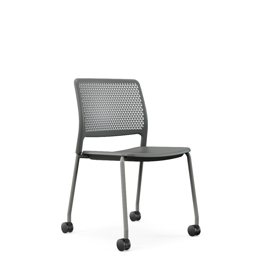Grafton Stacking - 4 Leg Chair with Castors